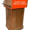 Timber Oak Lectern - Image 2