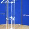 Clear Acrylic Perspex Lectern - Image 2