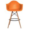 Orange Eames Stool - Image 2